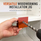 📢📢40 % DE RÉDUCTION !! ⏰Gabarit d'installation pour menuiserie 3-en-1 et perçage de loqueteaux de placard avec traçage double usage 20/23