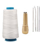 📢📢50 % DE RÉDUCTION !! ⏰Kit d'Alêne pour Couture du Cuir 3/4 Pièces – Manche en Cuivre Poli & Aiguilles Interchangeables avec Fil Ciré for des Finitions Professionnelles Durables ✨🧵
