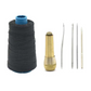 📢📢50 % DE RÉDUCTION !! ⏰Kit d'Alêne pour Couture du Cuir 3/4 Pièces – Manche en Cuivre Poli & Aiguilles Interchangeables avec Fil Ciré for des Finitions Professionnelles Durables ✨🧵