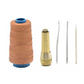 📢📢50 % DE RÉDUCTION !! ⏰Kit d'Alêne pour Couture du Cuir 3/4 Pièces – Manche en Cuivre Poli & Aiguilles Interchangeables avec Fil Ciré for des Finitions Professionnelles Durables ✨🧵