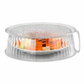 📢📢40% DE RÉDUCTION !! ⏰Cloche Micro-Ondes Empilable Multicouche – Couvercle Anti-Éclaboussures et Conservation