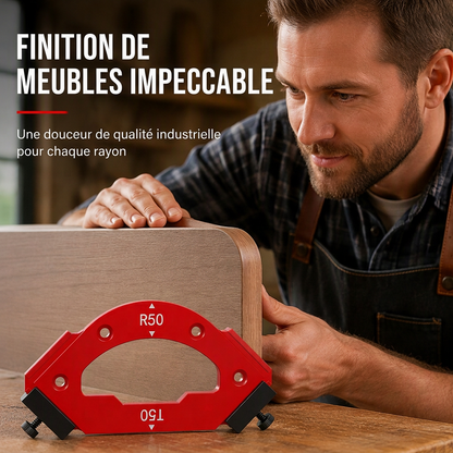 📢📢40% DE RÉDUCTION !! ⏰  Gabarit de défonceuse à angle R – Pour coins arrondis & finitions bois ✨