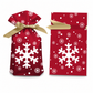 📢📢30% DE RÉDUCTION !! ⏰ Sacs Cadeaux de Noël à Cordon avec Ruban