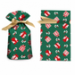 📢📢30% DE RÉDUCTION !! ⏰ Sacs Cadeaux de Noël à Cordon avec Ruban