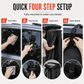 📢📢50% DE RÉDUCTION !! ⏰ Portable Car Rear Shower Tent — Quick Setup, Privacy for Camping