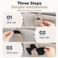 📢📢40% DE RÉDUCTION !! ⏰🚗 Porte-lunettes de soleil pour voiture — Clip magnétique en cuir, support cartes et tickets
