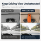📢📢40% DE RÉDUCTION !! ⏰🚗 Porte-lunettes de soleil pour voiture — Clip magnétique en cuir, support cartes et tickets