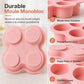📢📢40% DE RÉDUCTION !! ⏰ Moule rond en silicone de 10 cm pour friteuse à air – 3 ou 4 cavités, démoulage facile et cuisson polyvalente