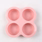 📢📢40% DE RÉDUCTION !! ⏰ Moule rond en silicone de 10 cm pour friteuse à air – 3 ou 4 cavités, démoulage facile et cuisson polyvalente