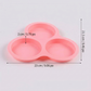 📢📢40% DE RÉDUCTION !! ⏰ Moule rond en silicone de 10 cm pour friteuse à air – 3 ou 4 cavités, démoulage facile et cuisson polyvalente