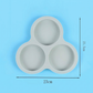 📢📢40% DE RÉDUCTION !! ⏰ Moule rond en silicone de 10 cm pour friteuse à air – 3 ou 4 cavités, démoulage facile et cuisson polyvalente