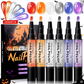 🎃 LIMITED-TIME 50% OFF! ✨ Quick-Dry Halloween Nail Polish Pen Set – Water-Based, Odor-Free, Precise Nail Art 💅