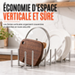 🛒 Offre limitée : –50 % ! 🍽️ Étagère de cuisine extensible en inox – Fini les plans de travail encombrés et les placards en désordre – Rails ajustables, gain de place vertical, anti-rouille – Idéal pour tiroirs standard 🔧