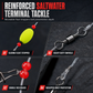 📢📢40% DE RÉDUCTION !! ⏰ Kit de Pêche Surf 6 Packs – Montages Pré-Noués, Flotteurs Haute Flottabilité & Hameçons Forgés for Carrelet, Bar et Poissons d'Eau Salée ✨🐟