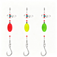 📢📢40% DE RÉDUCTION !! ⏰ Kit de Pêche Surf 6 Packs – Montages Pré-Noués, Flotteurs Haute Flottabilité & Hameçons Forgés for Carrelet, Bar et Poissons d'Eau Salée ✨🐟