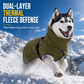 📢📢40% DE RÉDUCTION !! ⏰Manteau d'hiver chaud et épais rembourré en coton pour chiens moyens et grands