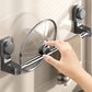 Porte-serviettes réglable à ventouse sans perçage