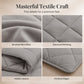 📢50 % DE RÉDUCTION !! ⏰ Ensemble de couette matelassée 3 pièces avec taies d'oreiller – Microfibre toutes saisons