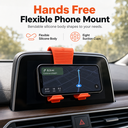 📢📢40% DE RÉDUCTION !! ⏰Support de téléphone portable pliable en silicone en forme de X