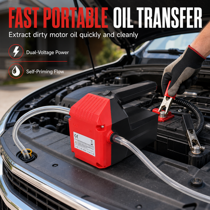 📢📢40% DE RÉDUCTION !! ⏰ Pompe Électrique à Engrenage 12V/24V 2ème Génération – Auto-Amorceuse, Connexion Batterie Directe & Débit Rapide for un Transfert de Diesel et d'Huile Sans Effort 🚗💨
