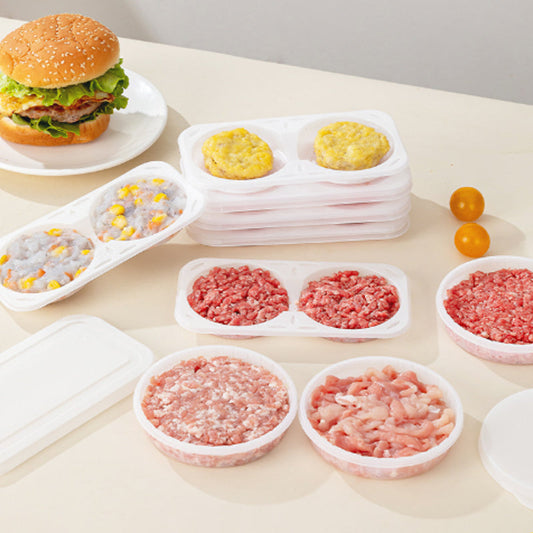 📢📢 40% DE RÉDUCTION! 🍔 Boîte congélation burgers – Verrouille la fraîcheur ✨