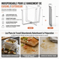 🗑️✨ Support Porte-Sac Poubelle Pliable – Inox 304 Antirouille, Format Compact et Collecte Propre