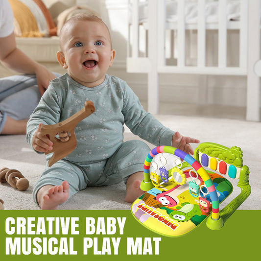 📢📢40% DE RÉDUCTION !! ⏰Tapis d'éveil musical interactif pour bébé