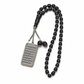 ⏳🔥LIMITED-TIME 50% OFF! ⏰Stainless Steel Arabic Medallion Car Hanging Ornament with Blue Glass Chain