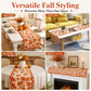 Autumn Maple Leaf Lace Table Runner and Placemat Set