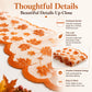 Autumn Maple Leaf Lace Table Runner and Placemat Set