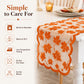 Autumn Maple Leaf Lace Table Runner and Placemat Set