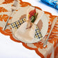 Autumn Maple Leaf Lace Table Runner and Placemat Set