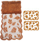Autumn Maple Leaf Lace Table Runner and Placemat Set