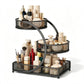 📢📢40% DE RÉDUCTION !! ⏰Étagère organisateur de cosmétiques rotative pour coiffeuse et plan de travail de salle de bain – Rangement maquillage et soins de la peau