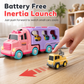 📢📢40% DE RÉDUCTION !! ⏰Coffret camion porte-voitures à inertie pour enfants – 1 grand camion de transport et de rangement et 6 petites voitures