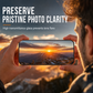 Integrated Metal Armor Camera Lens Protector with CD Texture Lens Protection Film