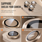 Integrated Metal Armor Camera Lens Protector with CD Texture Lens Protection Film