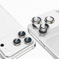 Integrated Metal Armor Camera Lens Protector with CD Texture Lens Protection Film