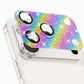 Integrated Metal Armor Camera Lens Protector with CD Texture Lens Protection Film