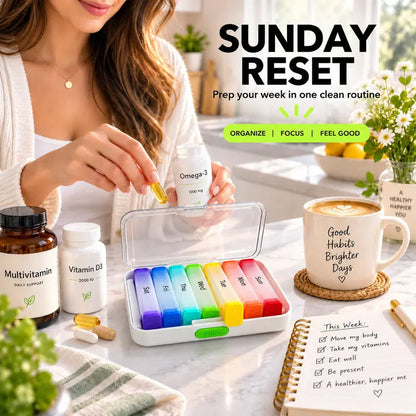 7-Day Detachable Pill Organizer