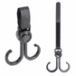 📢📢1 acheté，1 offert !! ⏰ Crochets doubles rotatifs à 360° pour poussette – Haute résistance, multi-usage et installation facile ✨