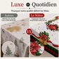🎄🍽️ Nappe de Noël en Polyester – Déperlante, Réutilisable et Disponible en 7 Dimensions