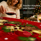 🎄🍽️ Nappe de Noël en Polyester – Déperlante, Réutilisable et Disponible en 7 Dimensions