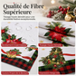 🎄🍽️ Nappe de Noël en Polyester – Déperlante, Réutilisable et Disponible en 7 Dimensions