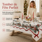 🎄🍽️ Nappe de Noël en Polyester – Déperlante, Réutilisable et Disponible en 7 Dimensions