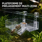 📢📢40% DE RÉDUCTION !! ⏰Plateforme de repos en acrylique suspendue réglable pour tortues, adaptée aux aquariums à haut niveau d'eau