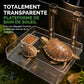 📢📢40% DE RÉDUCTION !! ⏰Plateforme de repos en acrylique suspendue réglable pour tortues, adaptée aux aquariums à haut niveau d'eau