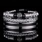 Men's Stainless Steel Crown Bracelet 3-Piece Set