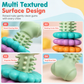 ✨Durable TPR Bone Shaped Dog Chew Toy Bite Resistant Teething Toy for Large Dogs