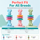 ✨Durable TPR Bone Shaped Dog Chew Toy Bite Resistant Teething Toy for Large Dogs